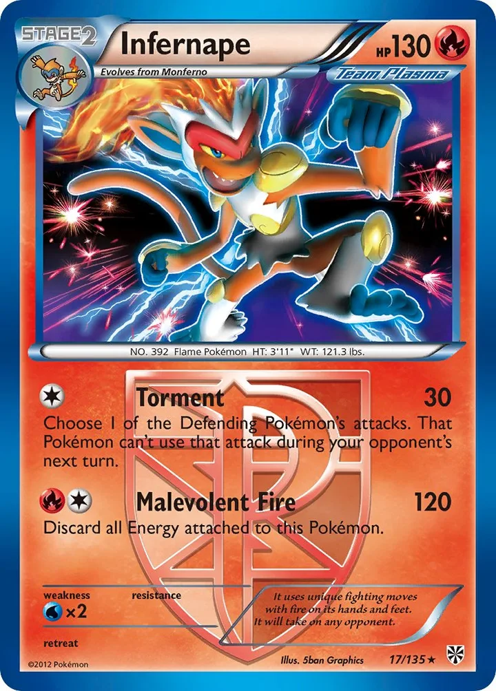 Infernape, Plasma Storm 17/135