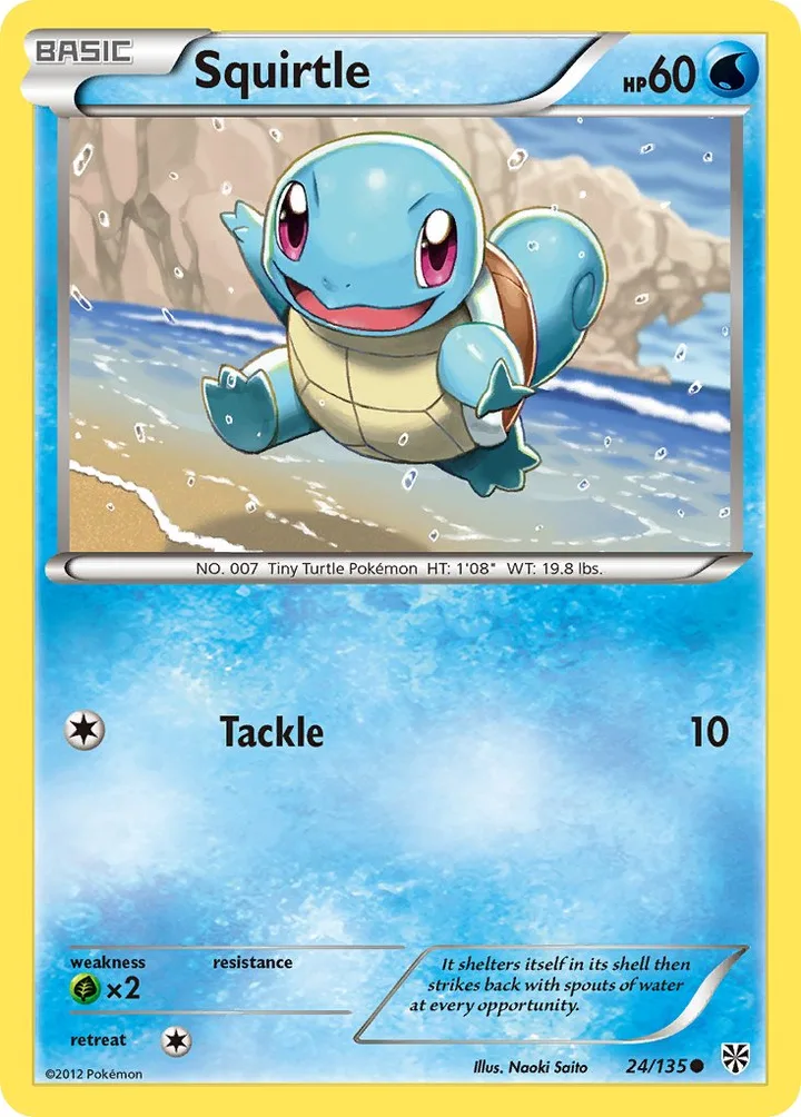 Squirtle, Plasma Storm 24/135