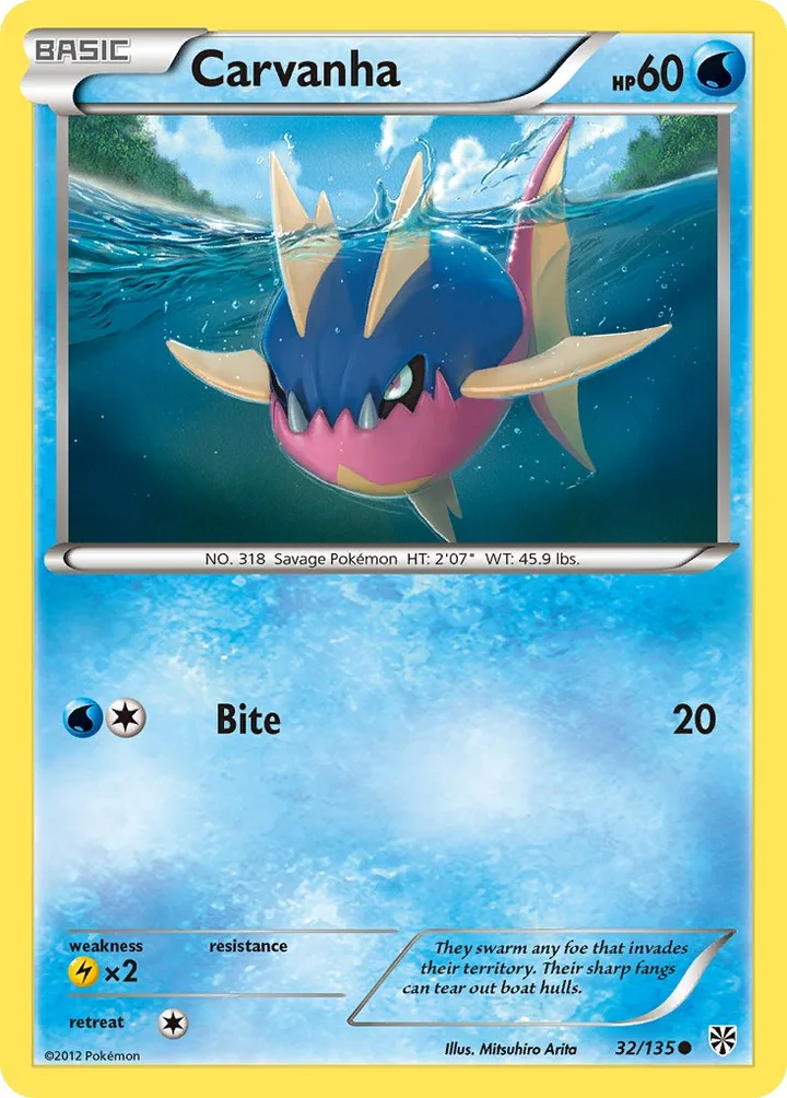 Carvanha, Plasma Storm 32/135