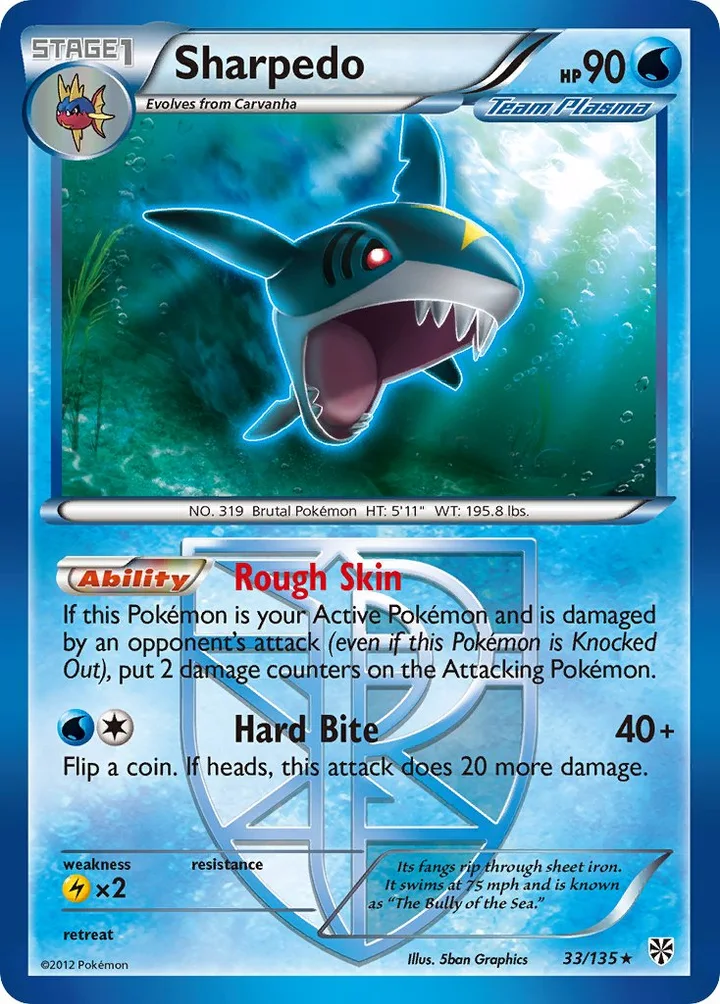 Sharpedo, Plasma Storm 33/135