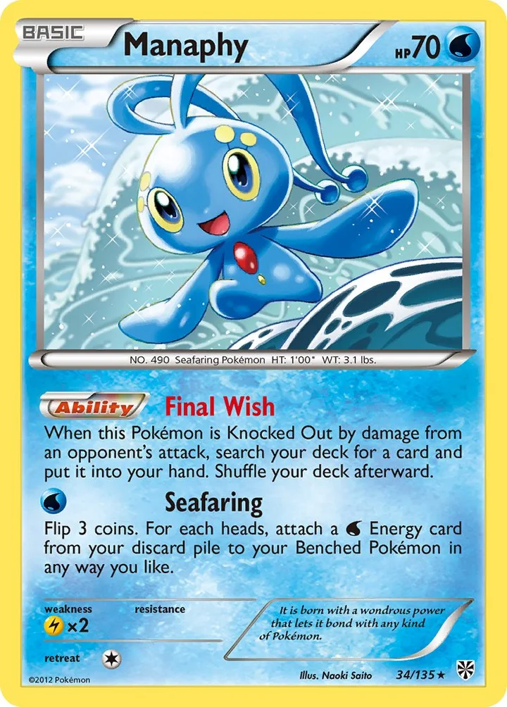 Manaphy, Plasma Storm 34/135