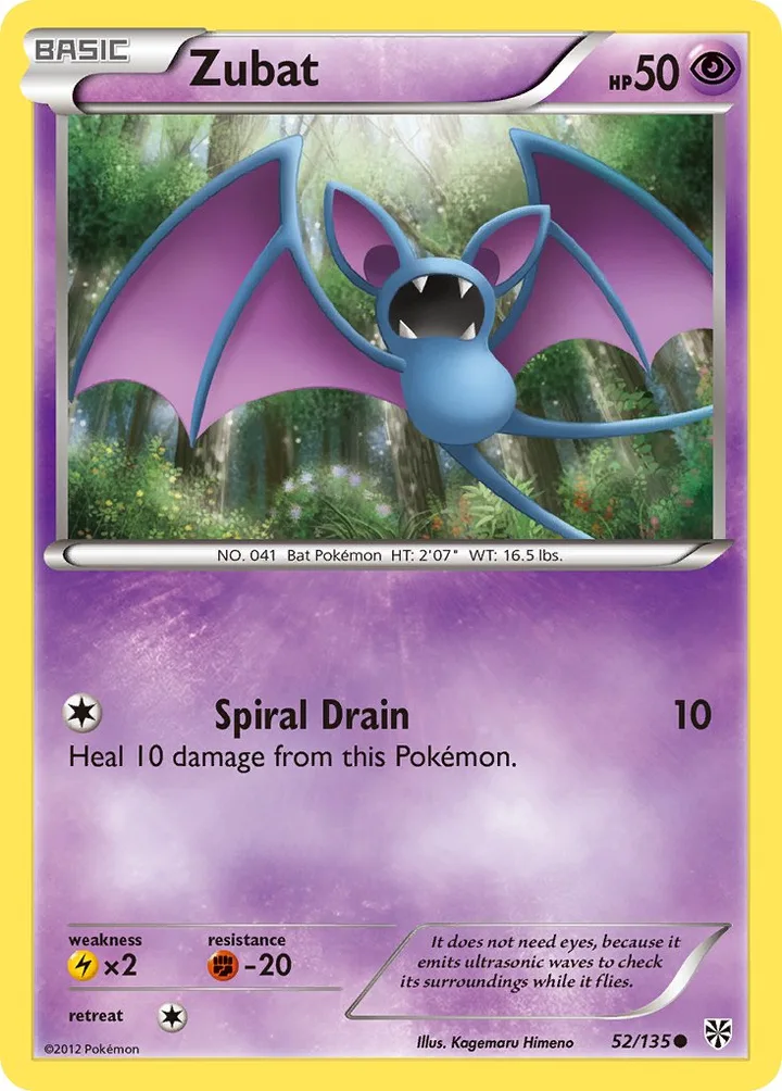 Zubat, Plasma Storm 52/135