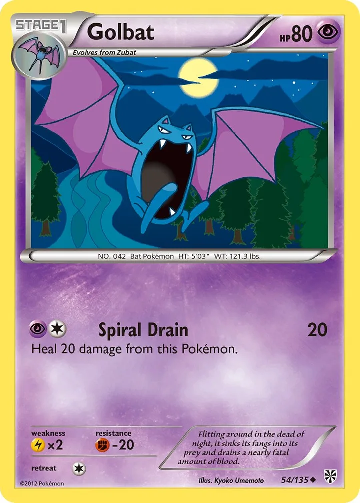 Golbat, Plasma Storm 54/135