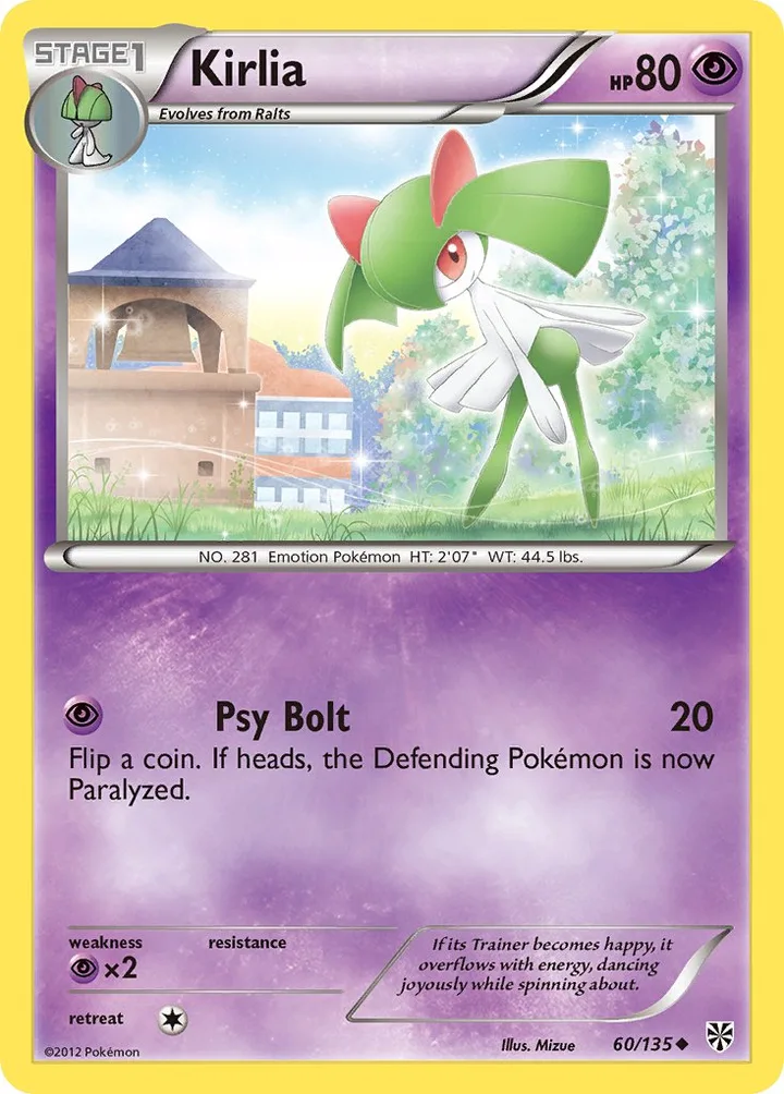 Kirlia, Plasma Storm 60/135