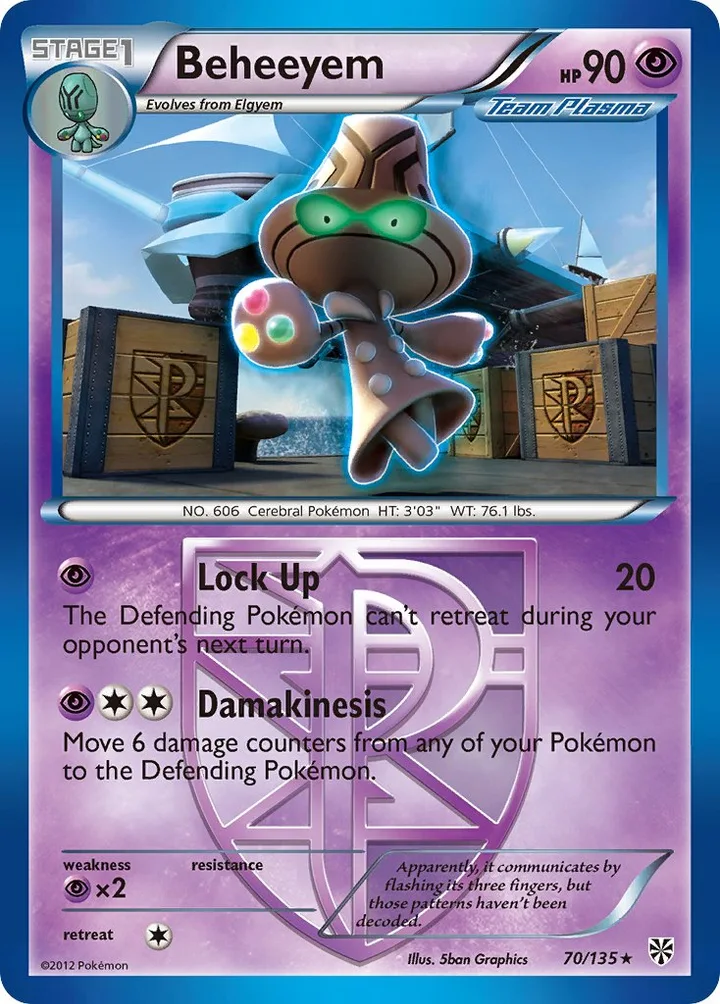 Beheeyem, Plasma Storm 70/135