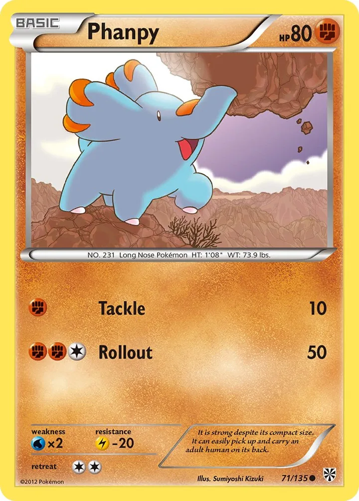 Phanpy, Plasma Storm 71/135