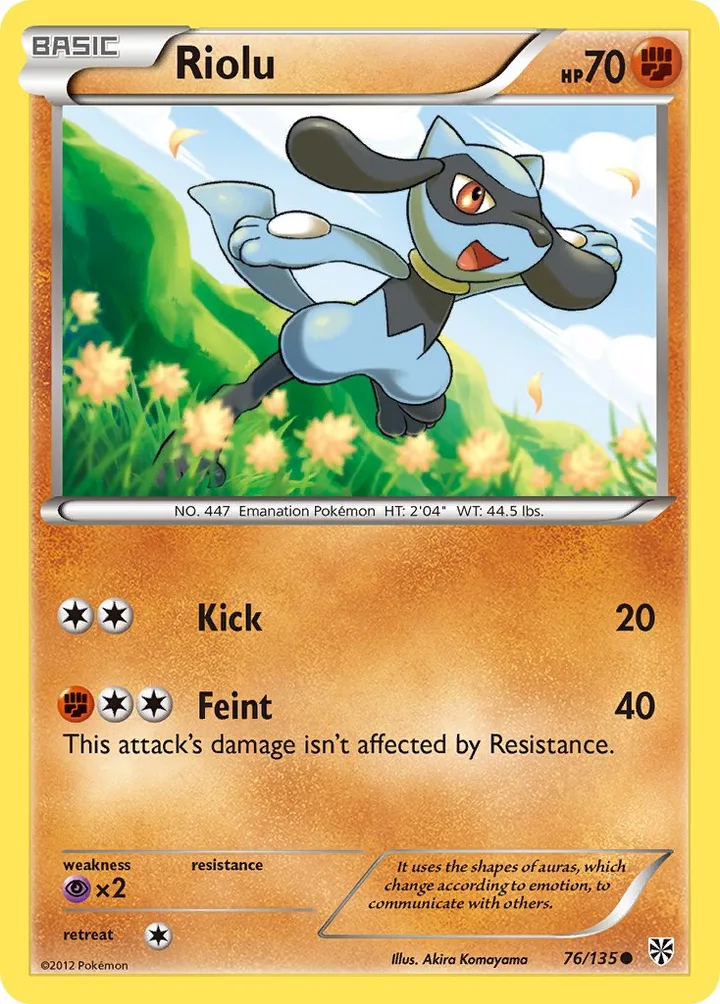 Riolu, Plasma Storm 76/135