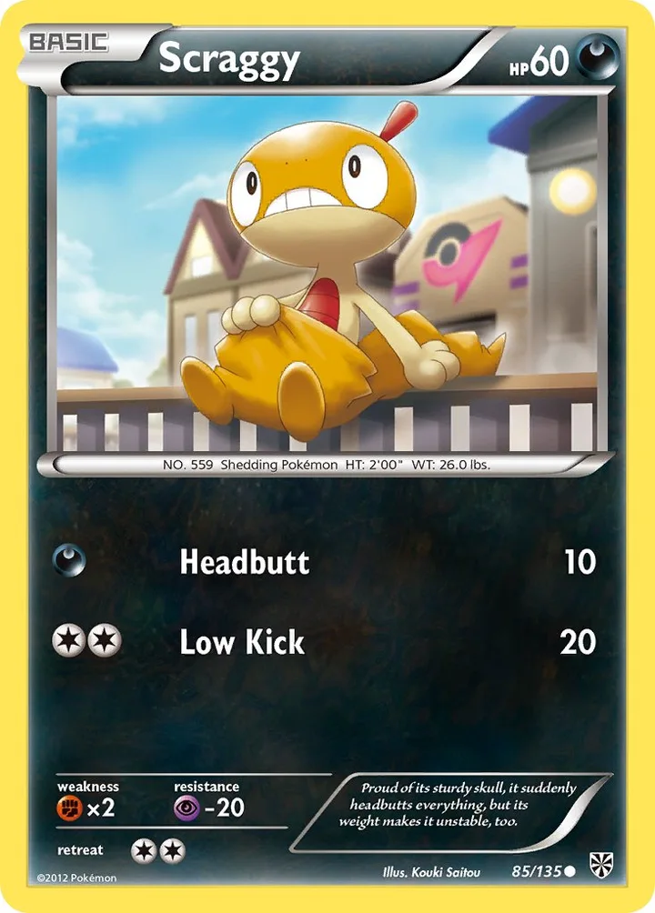 Scraggy, Plasma Storm 85/135