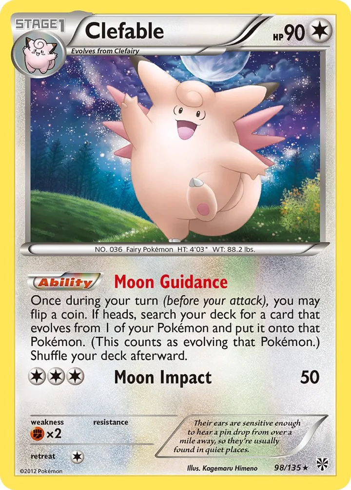 Clefable, Plasma Storm 98/135