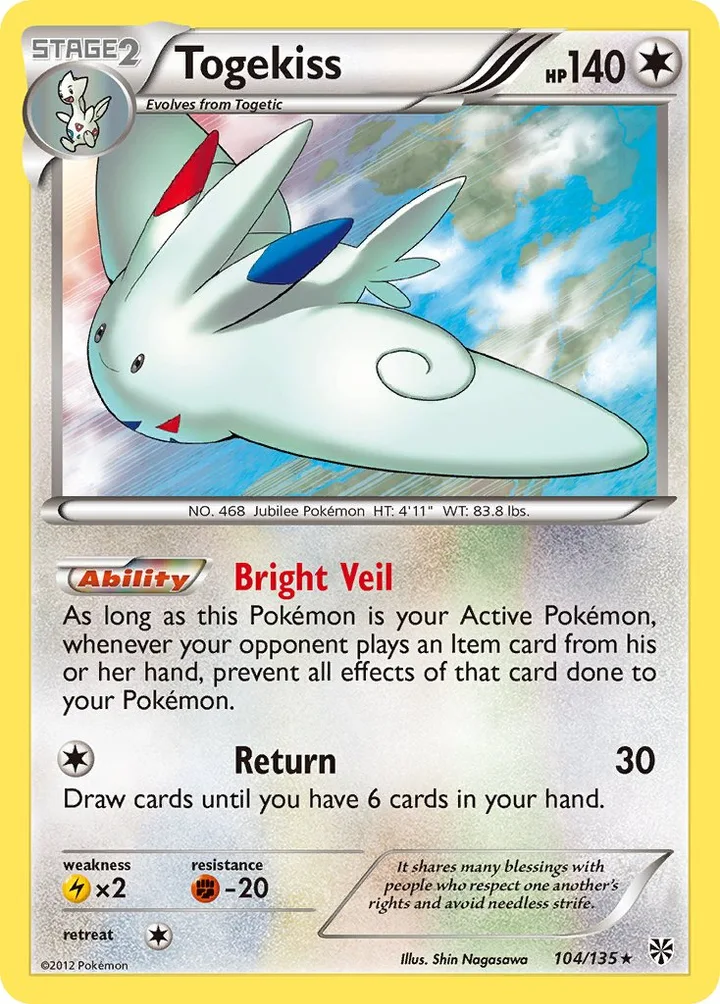 Togekiss, Plasma Storm 104/135