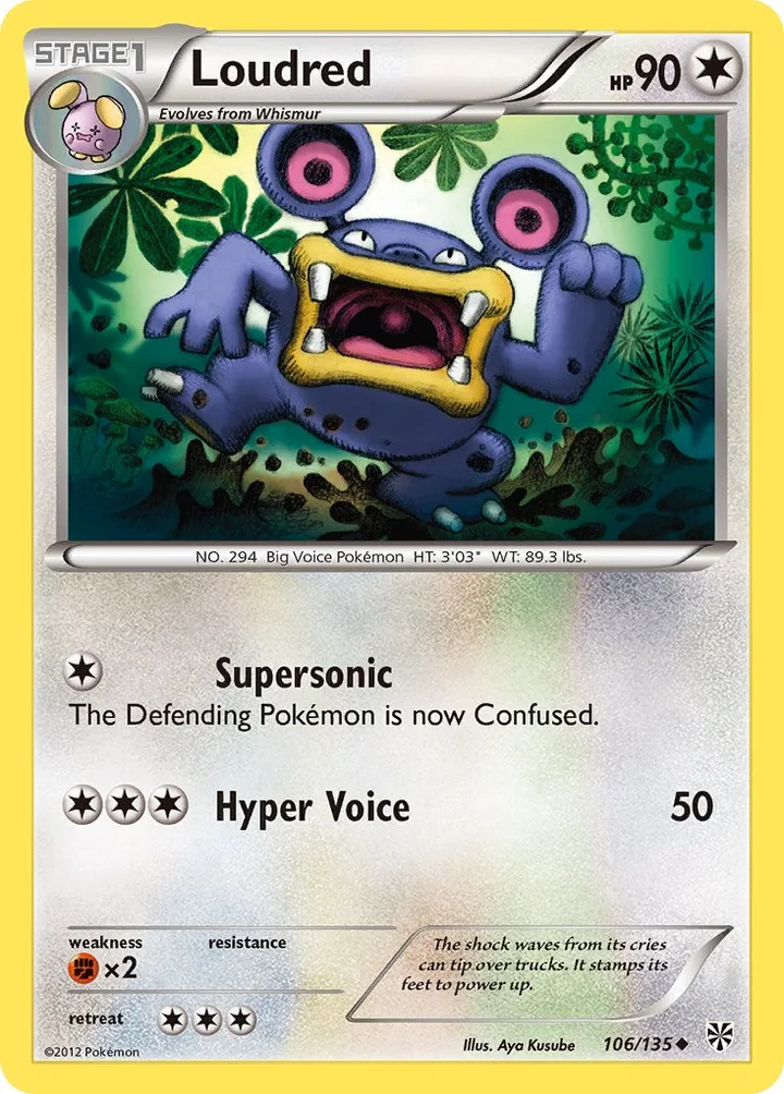 Loudred, Plasma Storm 106/135