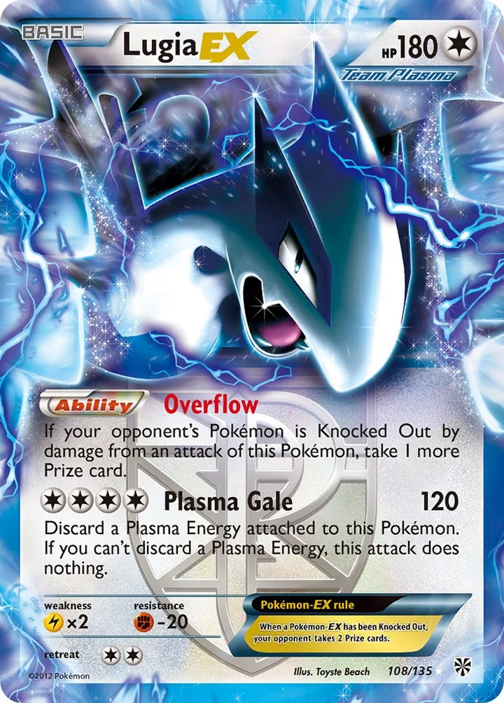 Lugia-EX, Plasma Storm 108/135