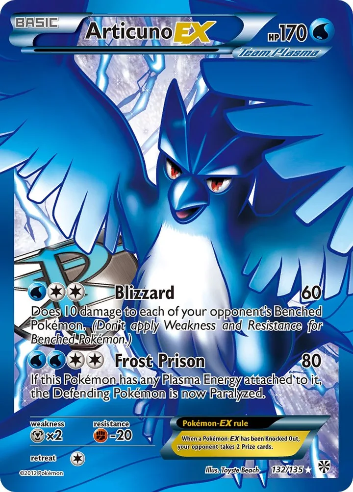 Articuno-EX, Plasma Storm 132/135