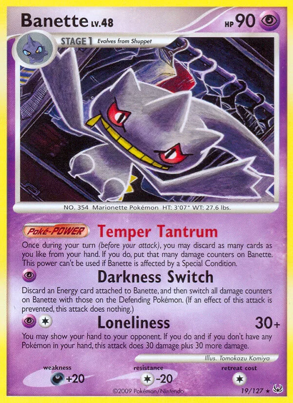 Banette, Platinum 19/127