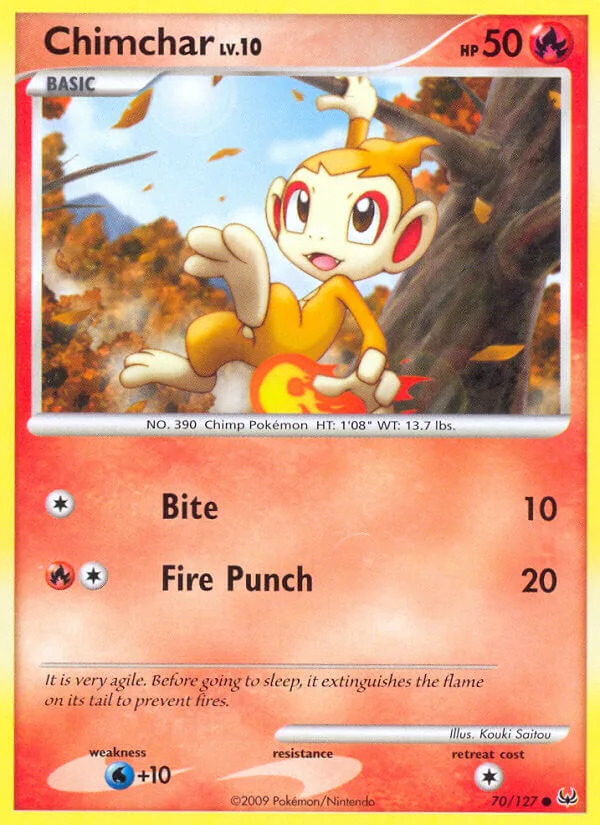 Chimchar, Platinum 70/127
