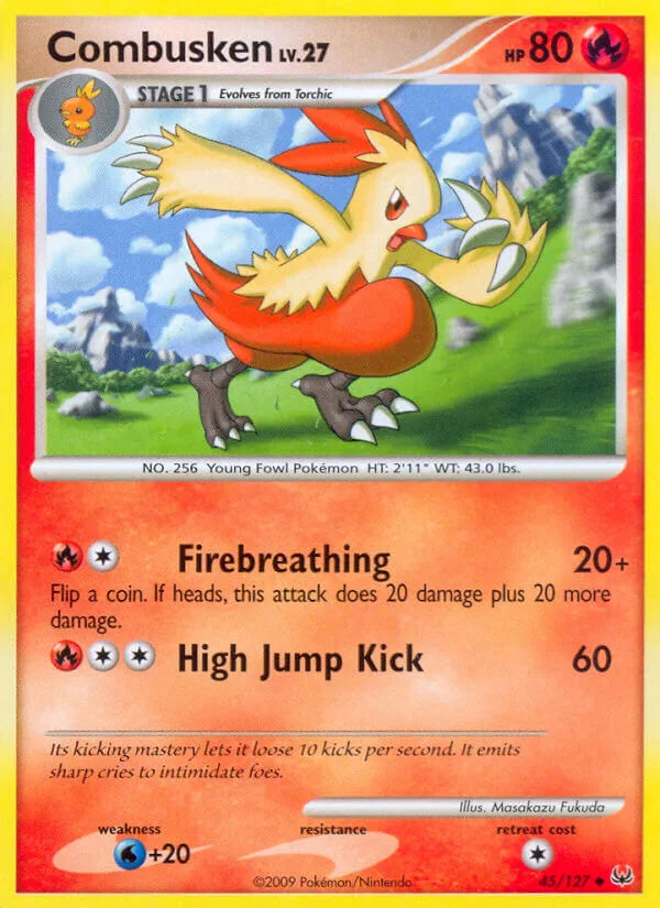Combusken, Platinum 45/127