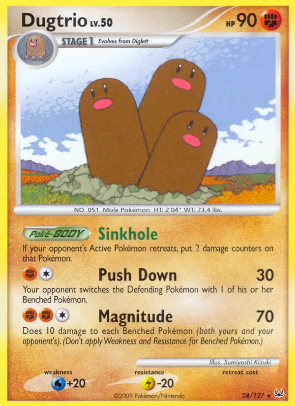 Dugtrio, Platinum 24/127