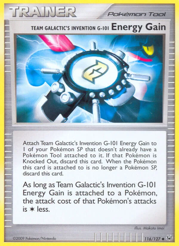 Team Galactic’s Invention G-101 Energy Gain, Platinum 116/127