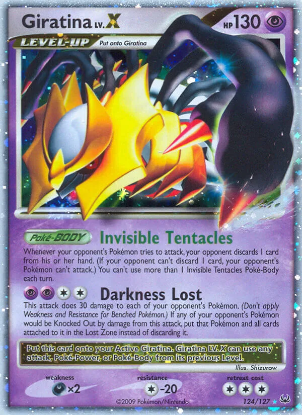 Giratina LV.X, Platinum 124/127