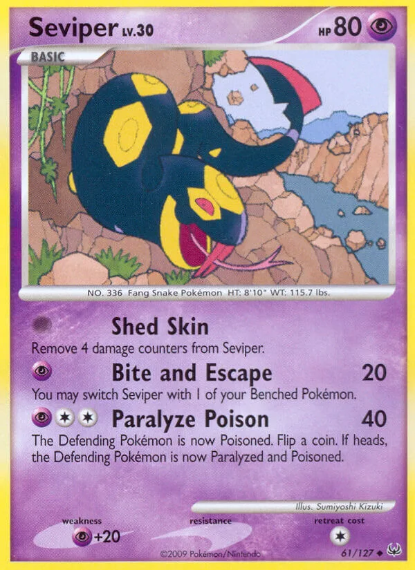 Seviper, Platinum 61/127