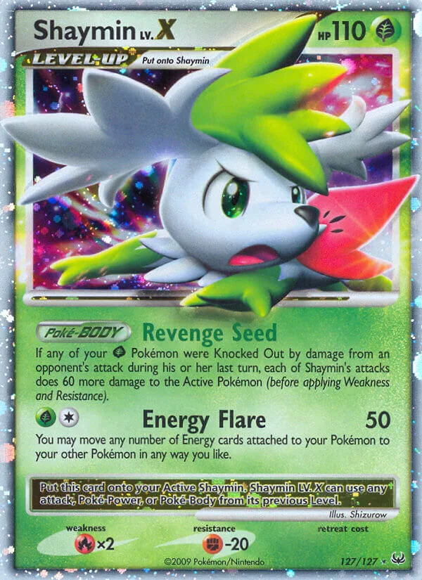 Shaymin LV.X, Platinum 127/127