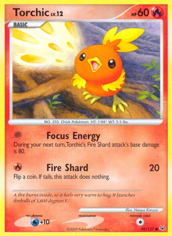 Torchic, Platinum 99/127