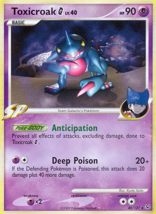 Toxicroak G, Platinum 40/127