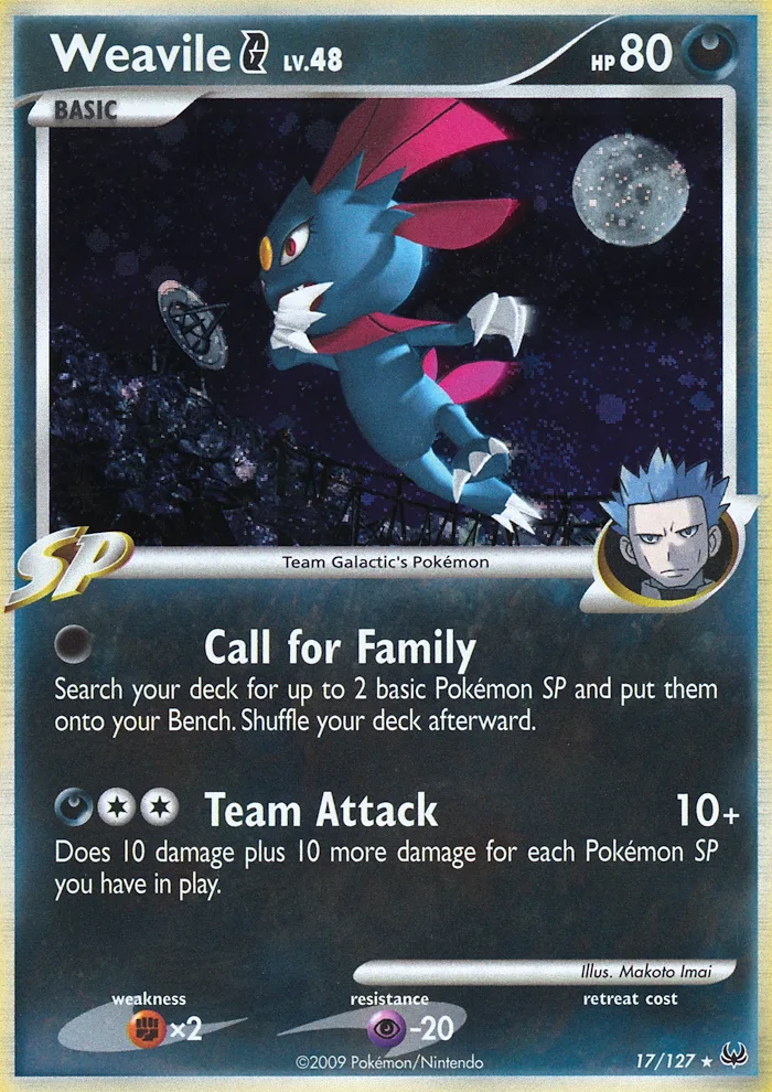 Weavile G, Platinum 17/127