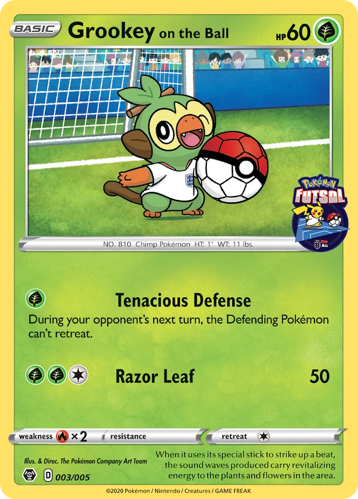 Grookey on the Ball, Pokémon Futsal Promos 2020 003/005