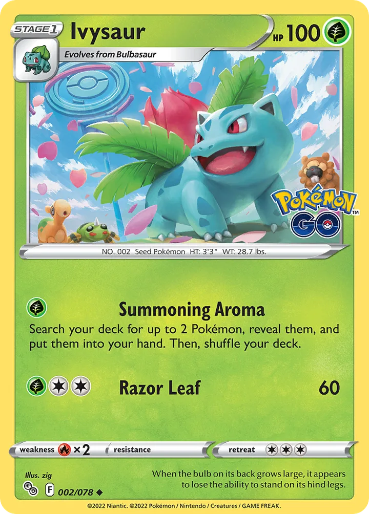 Ivysaur, Pokémon GO 002/078