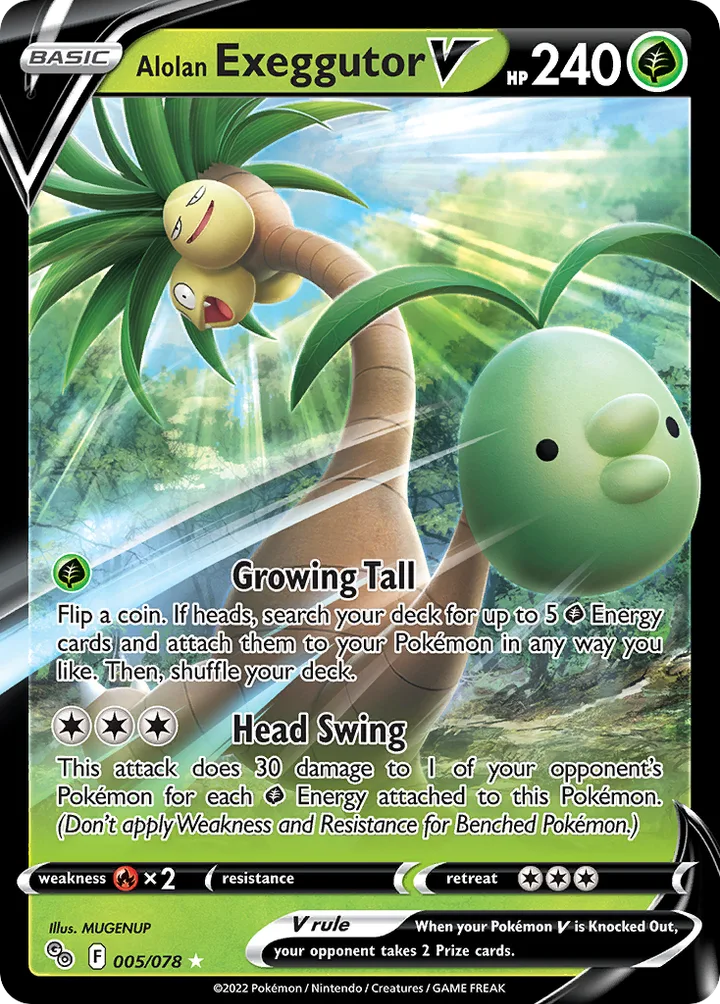 Alolan Exeggutor V, Pokémon GO 005/078
