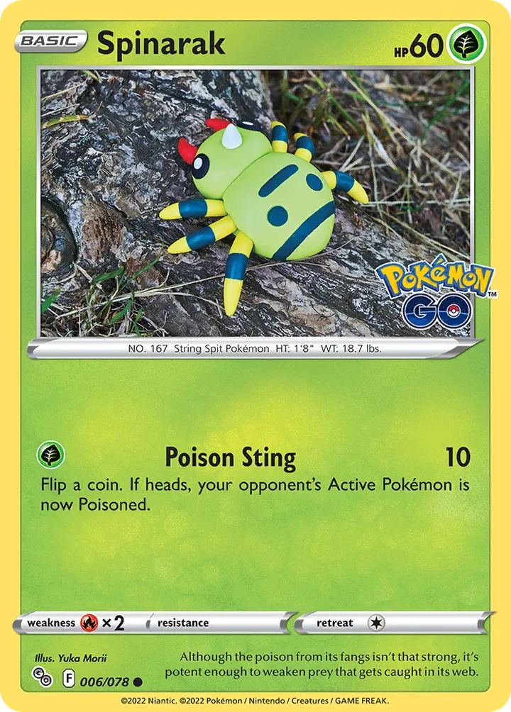 Spinarak, Pokémon GO 006/078