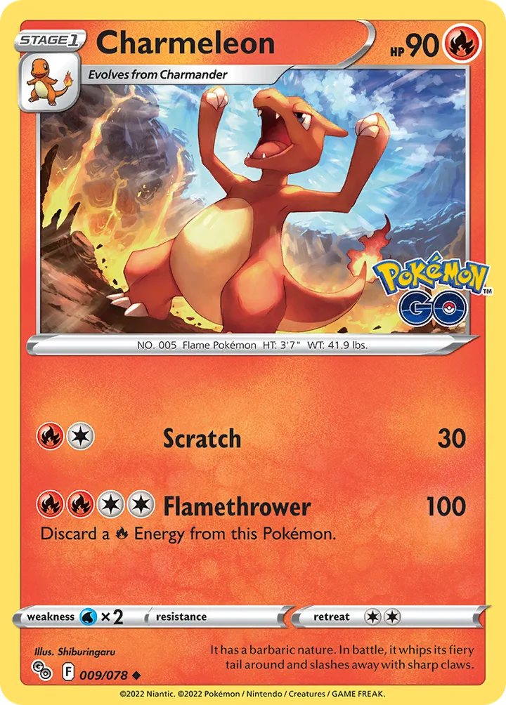 Charmeleon, Pokémon GO 009/078