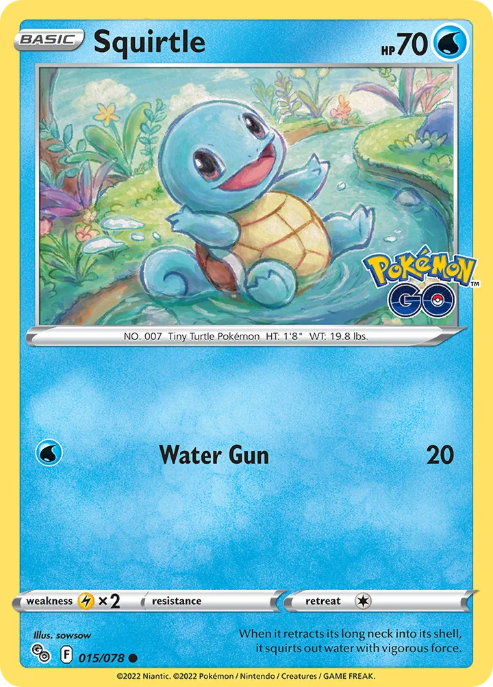 Squirtle, Pokémon GO 015/078