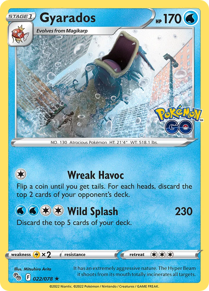 Gyarados, Pokémon GO 022/078