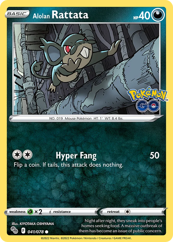 Alolan Rattata, Pokémon GO 041/078