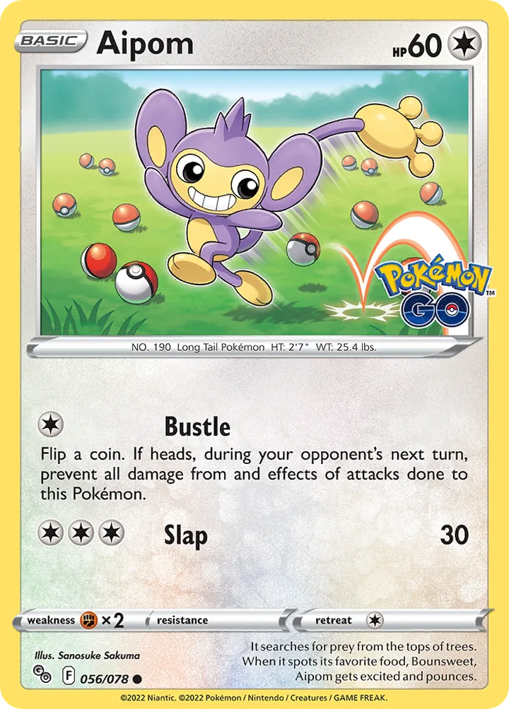 Aipom, Pokémon GO 056/078