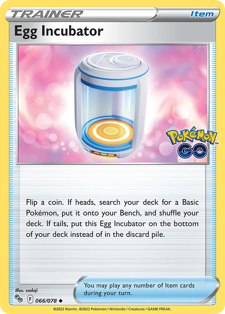 Egg Incubator, Pokémon GO 066/078