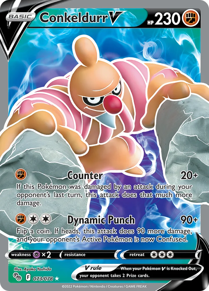 Conkeldurr V, Pokémon GO 073/078