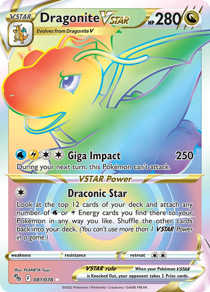 Dragonite VSTAR, Pokémon GO 081/078