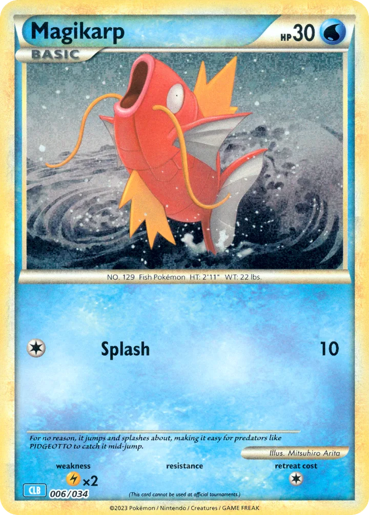 Magikarp, Pokémon Trading Card Game Classic—Blastoise 006/034