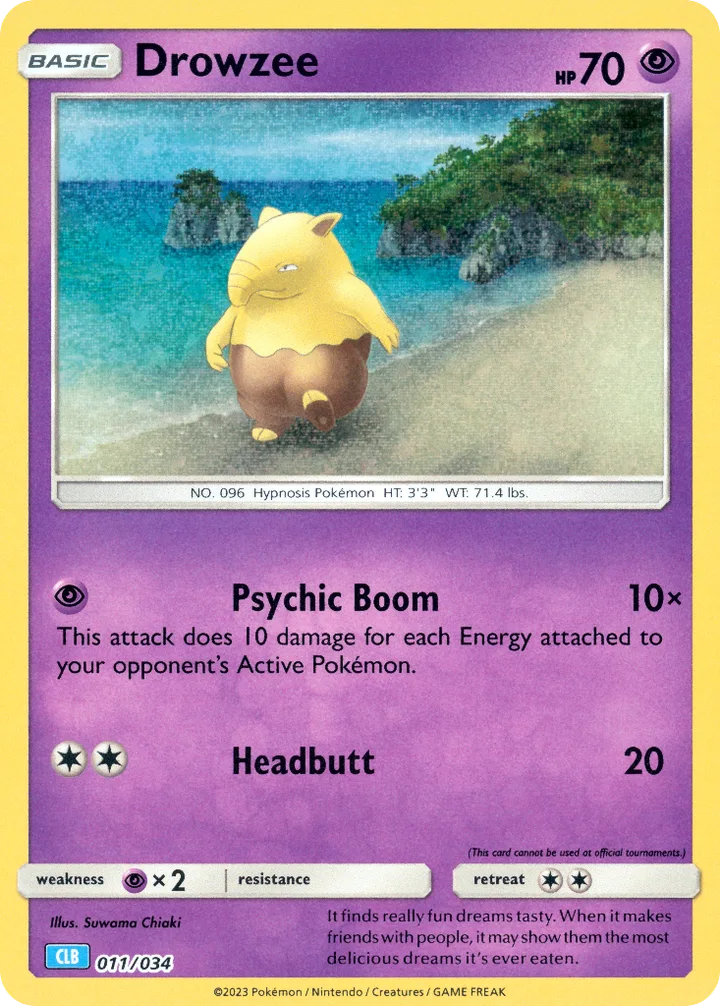 Drowzee, Pokémon Trading Card Game Classic—Blastoise 011/034