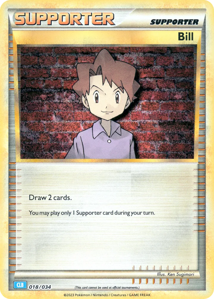Bill, Pokémon Trading Card Game Classic—Blastoise 018/034