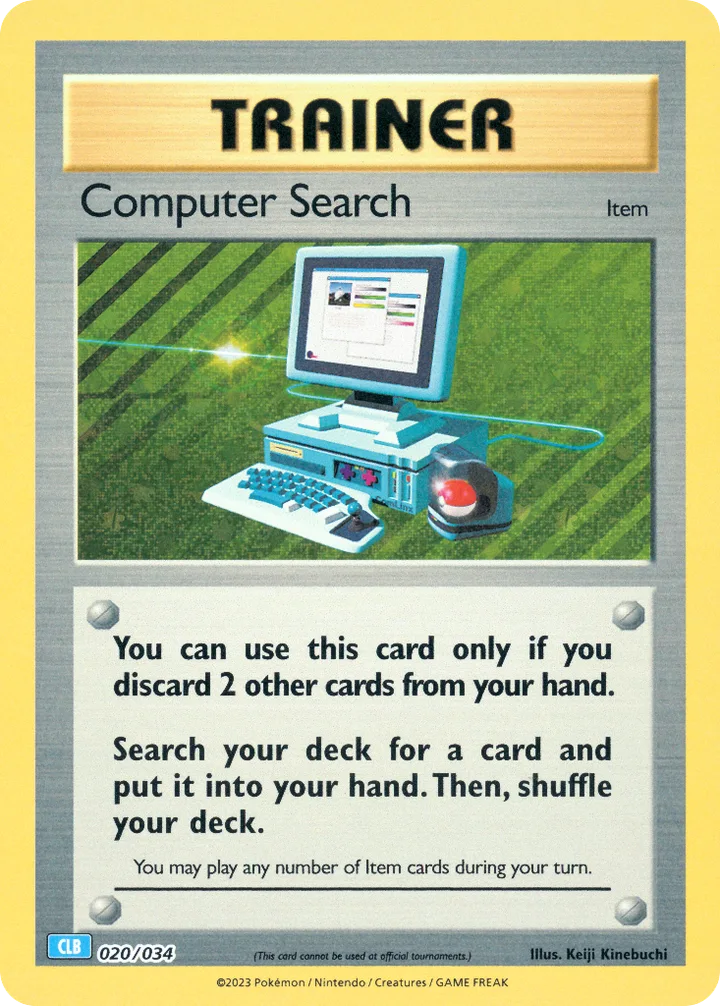 Computer Search, Pokémon Trading Card Game Classic—Blastoise 020/034