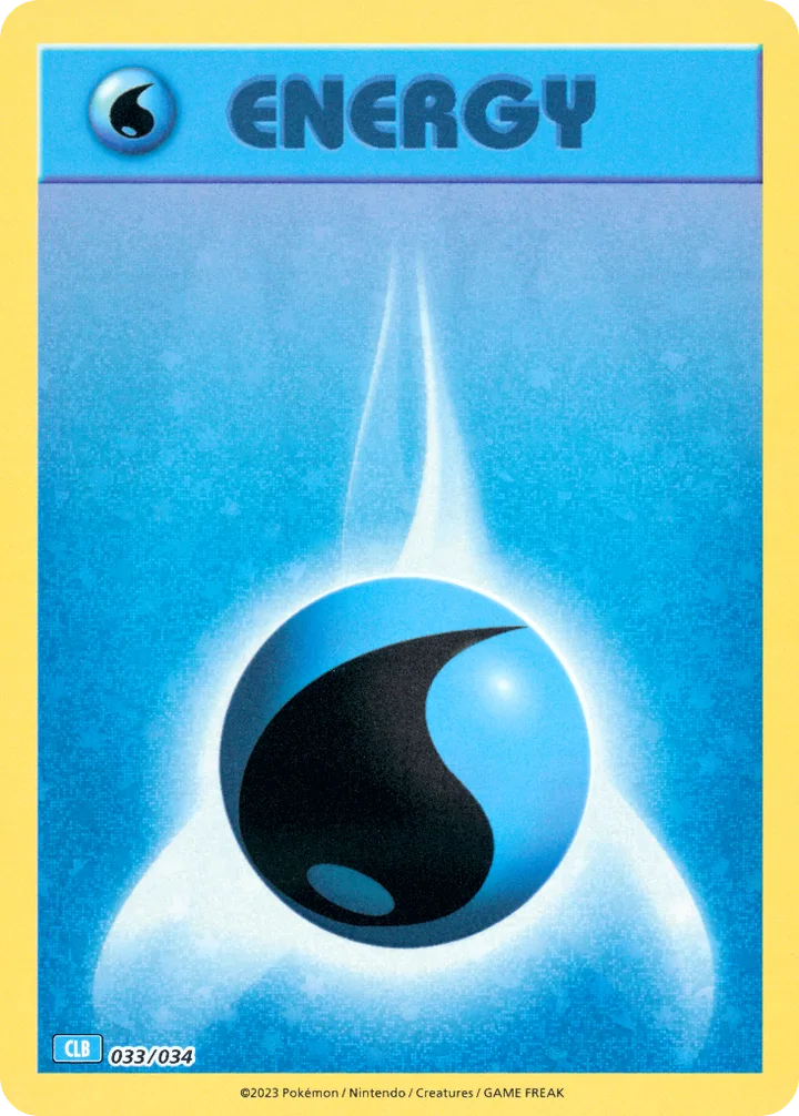 Basic Water Energy, Pokémon Trading Card Game Classic—Blastoise 033/034