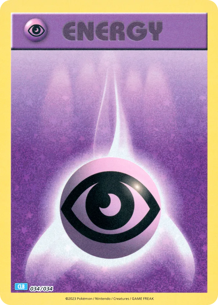 Basic Psychic Energy, Pokémon Trading Card Game Classic—Blastoise 034/034