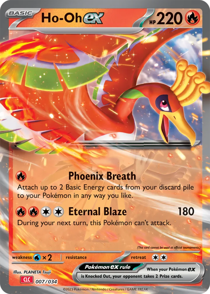 Ho-Oh ex, Pokémon Trading Card Game Classic—Charizard 007/034