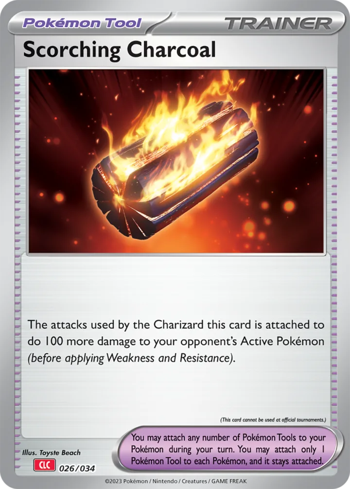 Scorching Charcoal, Pokémon Trading Card Game Classic—Charizard 026/034