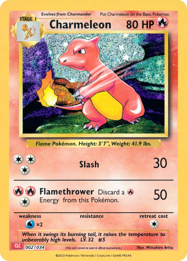 Charmeleon, Pokémon Trading Card Game Classic—Charizard 002/034