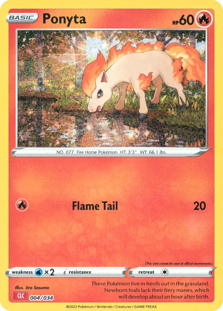 Ponyta, Pokémon Trading Card Game Classic—Charizard 004/034